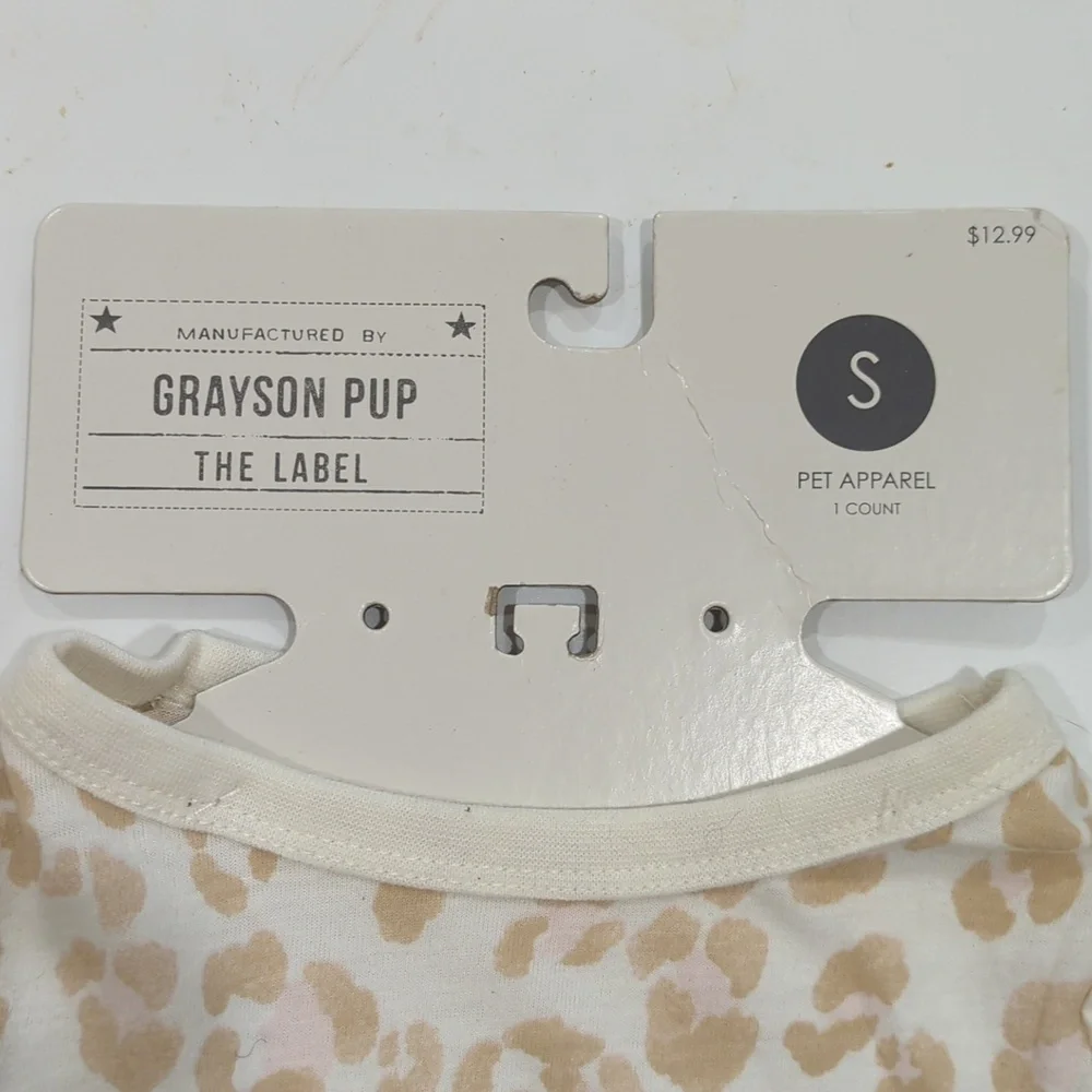 NWT Grayson Pup Pink Cheetah Print Dog Dress